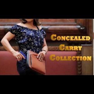 Monogrammable Concealed Carry Locking Crossbody